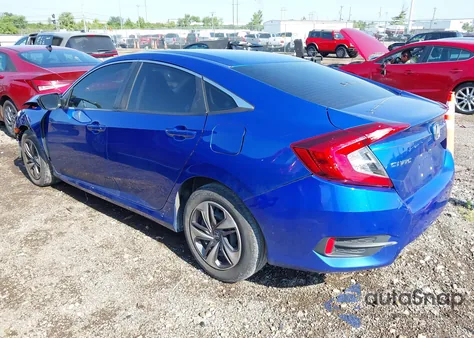 2020 Honda Civic Lx from USA, damaged, VIN 19XFC2F64LE010597